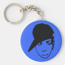 AnimeB-pojke. Hip hop utrustar Nyckelringar
