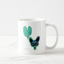 AnimeChibi kanin och kaninballong Kaffe Muggar
