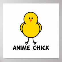 Animefågelunge Print