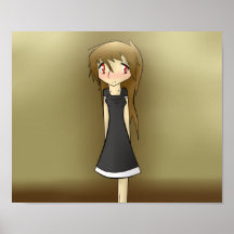 Animeflicka Affisch