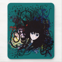 Animeflickor MousePad Mus Matta