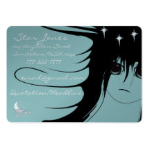 Animeflickor Visitkort