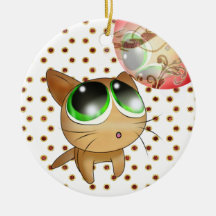 Animekattunge Juldekoration