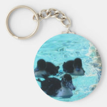 Anka i bassängen - Keychain Nyckelring