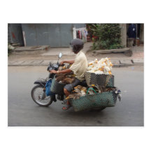 Ankor på motorbike-Vietnam Vykort