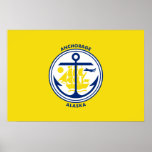 Ankringen Alaska, United States sjunker Affisch
