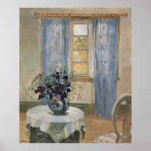 Anna Ancher's Blue Clematis in the Artist's Studio Posters