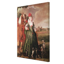 Anne av Danmark, 1617 Kanvastryck