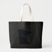 Anoka Minnesota MN Shirt Canvas Bag