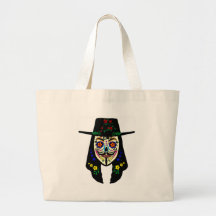 ANONYM day of the dead 6 maskerar genast sockerska Tote Bags