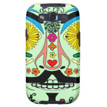 ANONYM konst för day of the dead 2 maskerar genast Galaxy SIII Skydd