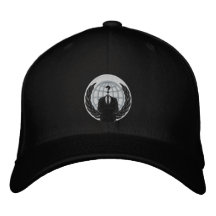 Anonym logotyp broderade baseball kepsar