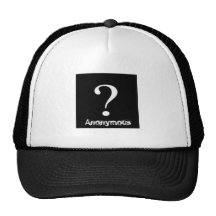 Anonym Questionmark hatt/lock Trucker Kepsar