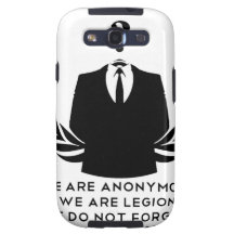 Anonymous Étuis Samsung Galaxy S3