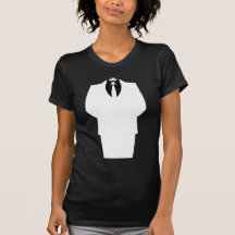 Anonymous white suite shirts