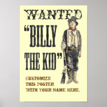 Anpassade Billy ungen Print