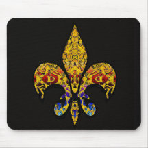anpassade Fleur-de-Lis Mus Mattor