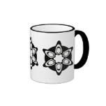 Anpassade för svart- & vitMandaladesign Kaffe Mugg