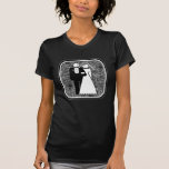 Anpassade: Lyckligt bröllop (texturerad ram) Tee Shirt