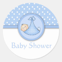 Anpassadebaby showerklistermärkear