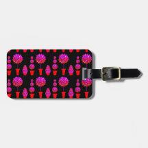 AnpassadeblommigtTopiary Bagage Lappar