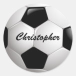 Anpassadefotbollboll Runda Klistermärken