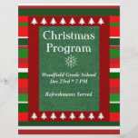 "Anpassadehändelse: Julprogram ", Personliga Flygblad