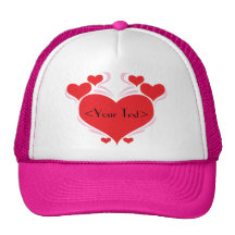 Anpassadehjärtadesign, <Your Text> Keps