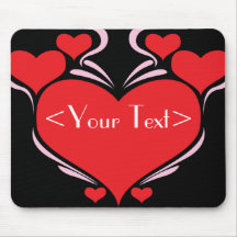 Anpassadehjärtadesign, <Your Text> Mus Mattor