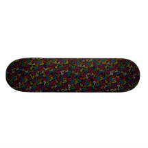 Anpassadet ifrågasätter markerar skateboard decks