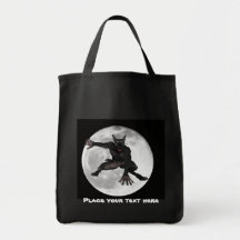 Anpassadewerewolfen hänger lös tote bags