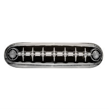 Anpassningsbar '53 grillar svartvitt grafiskt skateboard deck