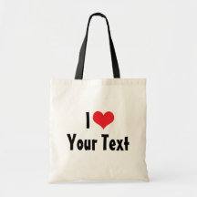 Anpassningsbar älskar jag tote bags