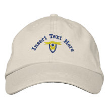 Anpassningsbar broderad hatt