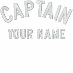 Anpassningsbar broderad kaptenmall hoodie
