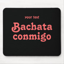Anpassningsbar för Bachata Conmigo latinsk salsada Mus Matta