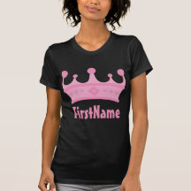 Anpassningsbarnamnkrona Tee Shirt