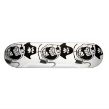 Ansikte för ensam pirat för för evigt komiskt skate board decks