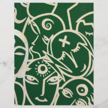 Ansikten Flygblad Designs