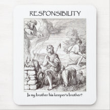 ansvar-vara-my-broder-hans-vårdare-broder musmattor