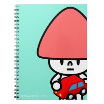 Anteckningsbok - bil - BigMushroom