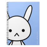 Anteckningsbok - kanin - SkyBlue