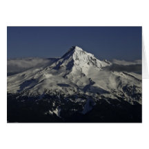 Antenn som skjutas av Mt-huvan, Oregon Kort