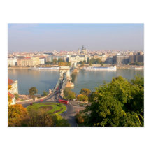 Antennen beskådar av Budapest, Ungern Vykort