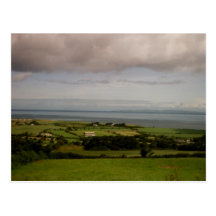 Antennen beskådar den Tralee fjärden, Kerry, Irlan Vykort