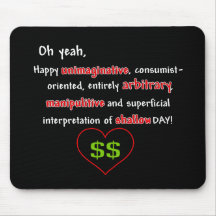 Anti alla hjärtans dag Consumerist Musmattor