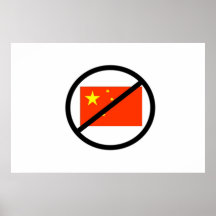 Anti china affisch