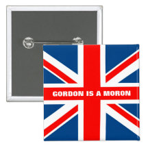 Anti Gordon Brown anti arbete Pins
