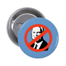 ANTI-MCCAIN - ANTI-John McCain Knappar Med Nål