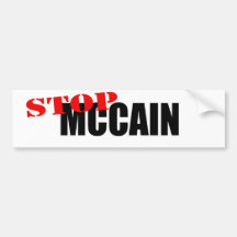 ANTI-MCCAIN BILDEKALER